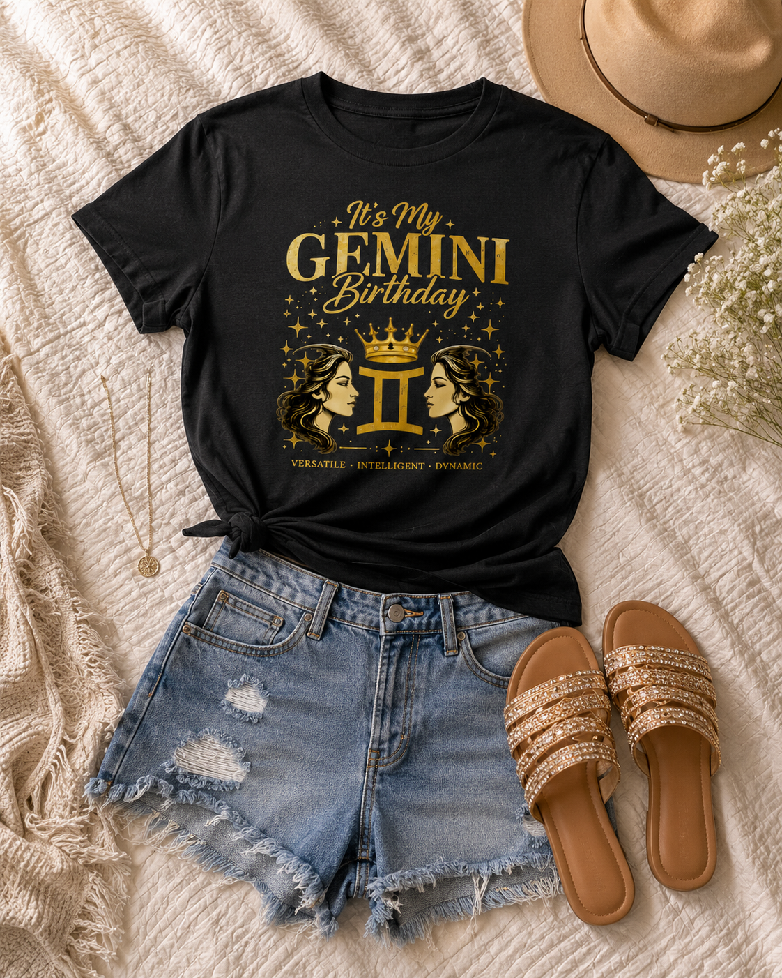 Gemini Birthday Season Activated ♊ Women's Birthday T-Shirt