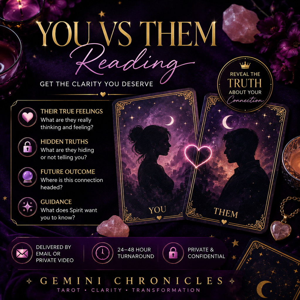 You vs Them Tarot Reading | Feelings, Energy & Hidden Truths