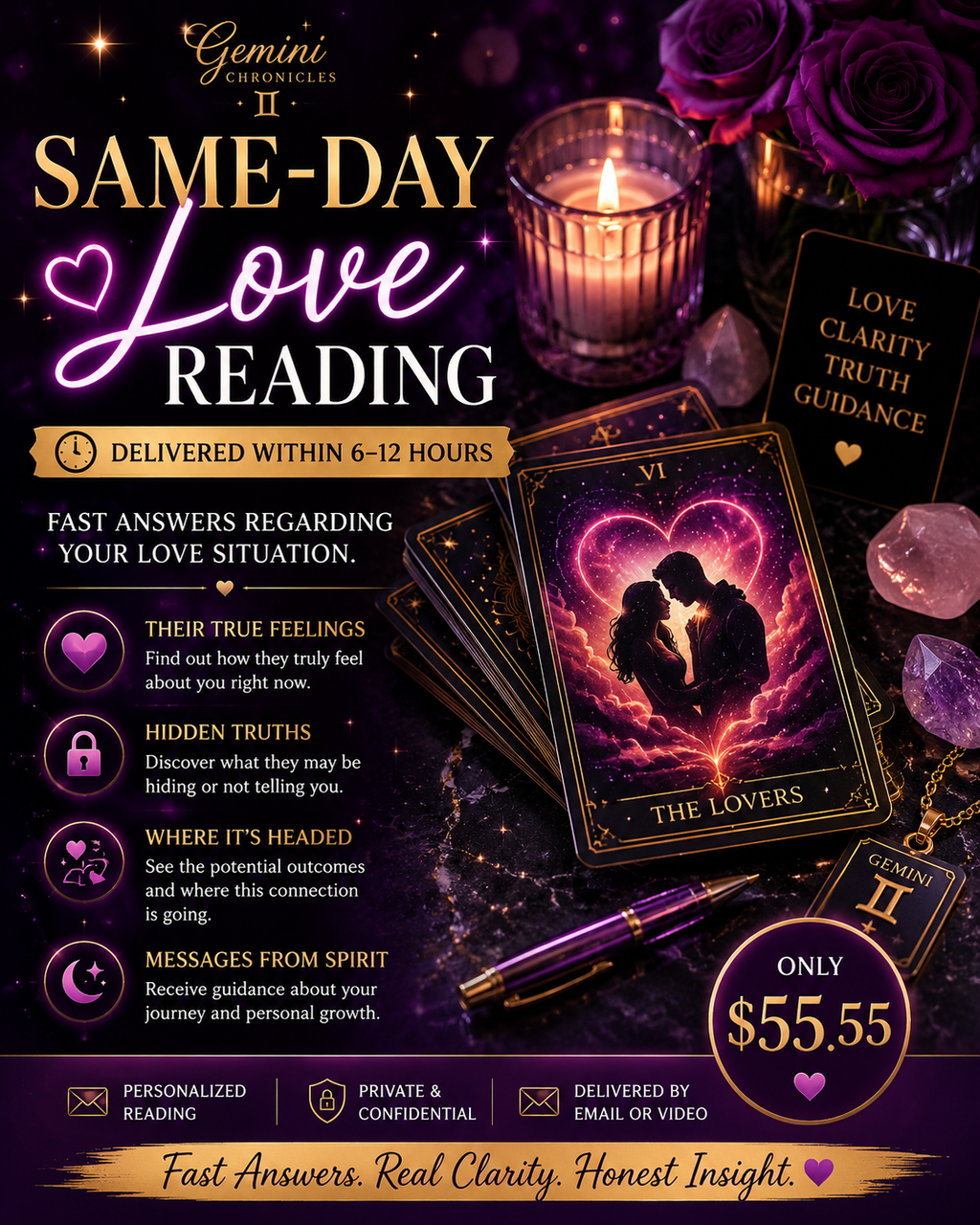 Same-Day Love Reading | Fast Relationship Answers